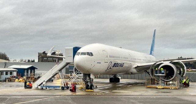 Boeing 777X-Testflugzeug: Ab April sollen auch Flugzeuge aus der Serienproduktion fliegen.