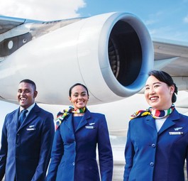 Crew von South African Airways: Zusammen mit anderen Fluglinien glaubt die südafrikanische Staatsairline, stärker zu sein.
