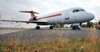 Die Fokker 70 bei ihrem Abschied aus den Niederlanden.