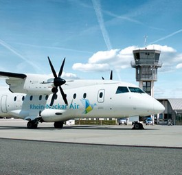 Dornier Do328 in den Farben von Rhein-Neckar Air: Künftig fliegen die Maschinen täglich nach Berlin.