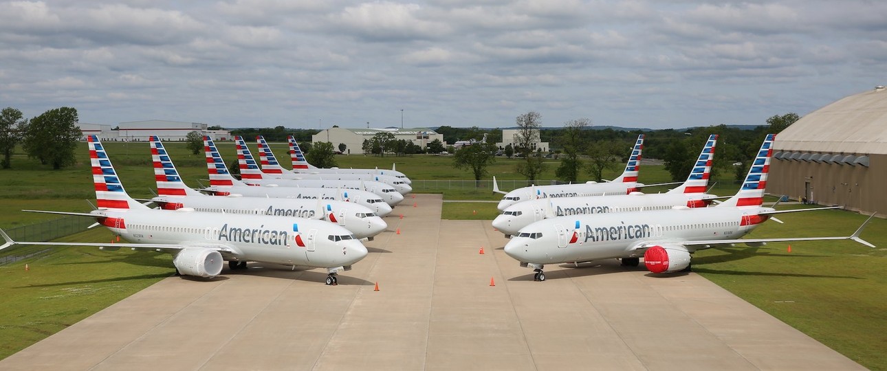 American Airlines: Minus 17,6 Prozent.