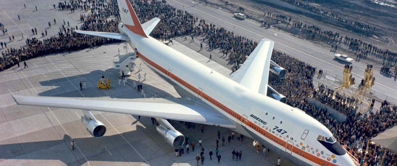 Boeing 747: Erst ab 1970 im Passagiereinsatz.