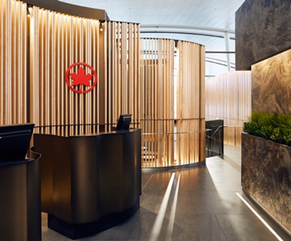 Treten Sie ein: die neue Air-Canada-Lounge im Flughafen Toronto-Pearson, entworfen vom Architekten- und Design-Büro Heekyung Duquette.