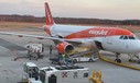 Airbus A320 von Easyjet: Das Flugzeug hatte nicht genug Piste. 