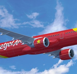 Airbus A321 Neo of Vietjet: Its long-haul sister aircraft A321 XLR probably has also been ordered.