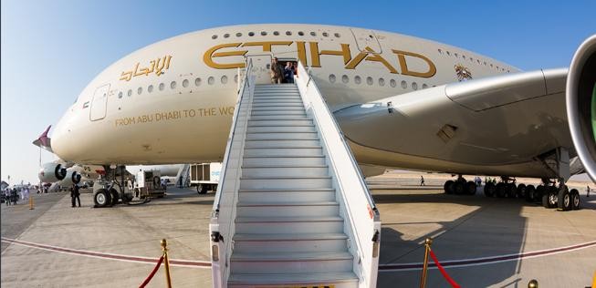 Airbus A380 von Etihad: Air France will mit der Golfairline zusammenarbeiten.