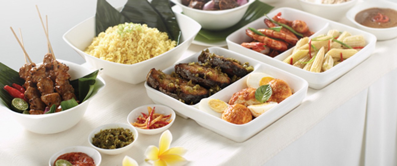 Essen von Garuda: Das Ziel ist erstklassiger Service.