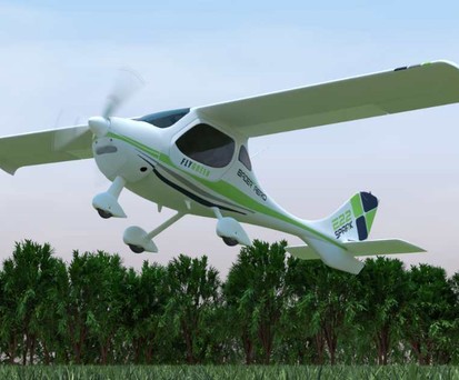 Die E22 Spark: Das Elektroflugzeug ist kürzlich der Öffentlichkeit vorgestellt worden.