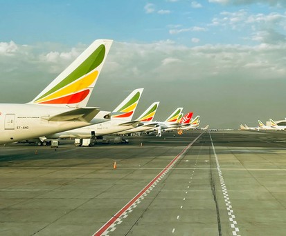 Jets von Ethiopian Airlines in Addis Abeba: Die Airline hat einen neuen starken Mann.