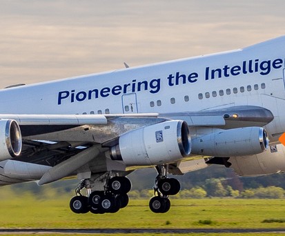 Boeing 747 verabschiedet sich von Businessjet-Triebwerk