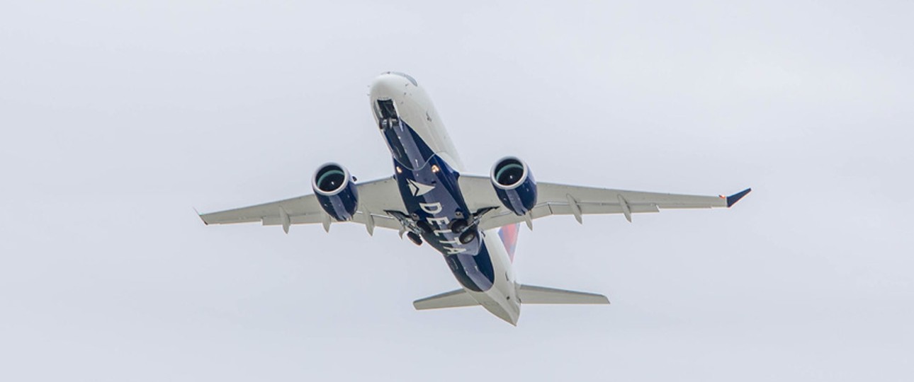 Airbus A220 von Delta: Die Airline hat offenbar Gefallen am Regionaljet gefunden.