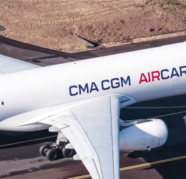 Airbus A330 F von CMA CGM Air Cargo: Wenig ausgelastet.
