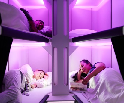 So sehen die besetzten Schlafkojen aus. Sie ähneln den Schlafplätzen von Crews.