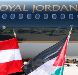 Erstflug von Royal Jordanian nach Wien: Die Fluggesellschaft hat in Österreich noch mehr vor.