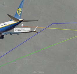 Boeing 737 Max von Ryanair: FR2501 musste nach Hannover umgeleitet werden.