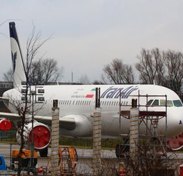 Neuer Airbus A321 von Iran Air: Er wird bald im Iran fliegen.