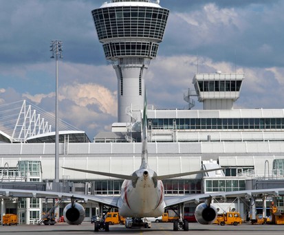 Ebenso der Flughafen München.