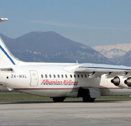 Flieger von Albanian Airlines: Veraltet und nicht mehr sicher genug.