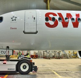 Airbus A220 mit dem Kennzeichen HB-JCU: Swiss besitzt jetzt neun A220-100 und 21 A220-300.