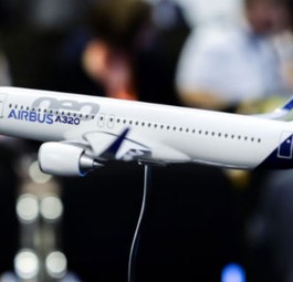 Modell eines Airbus A320 Neo: Probleme mit Triebwerken.