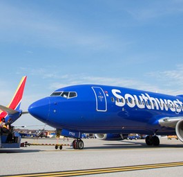 Flieger von Southwest: Bald als Zubringer für einen internationalen Partner im Einsatz?