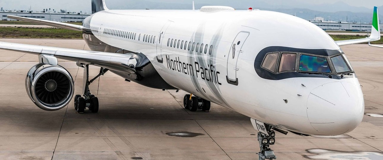 Erste Boeing 757 von Northern Pacific: Flog vorher für American Airlines.