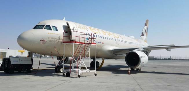 Etihad Airways Engineering hat einen Airbus A320 zum Testflugzeug gemacht.