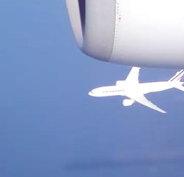Nicht jedem Passagier wird bei diesem Anblick wohl gewesen sein.