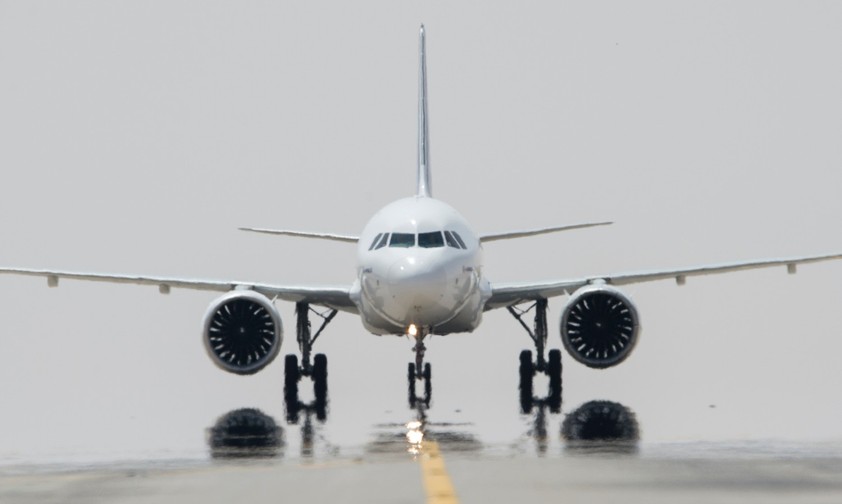 Airbus A320 Neo mit Triebwerken von Pratt &amp; Whitney: Viele der Motoren müssen zur Inspektion.