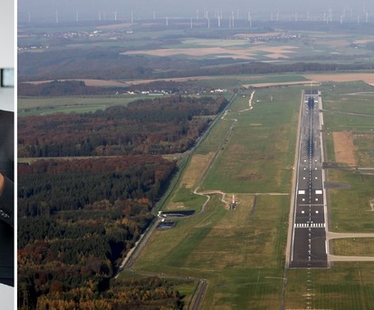 Thomas Mayer, Luftbild des Flughafens Hahn: «Lassen Sie uns alle Verkehrsträger gesamt-ökologisch untersuchen und bewerten.»