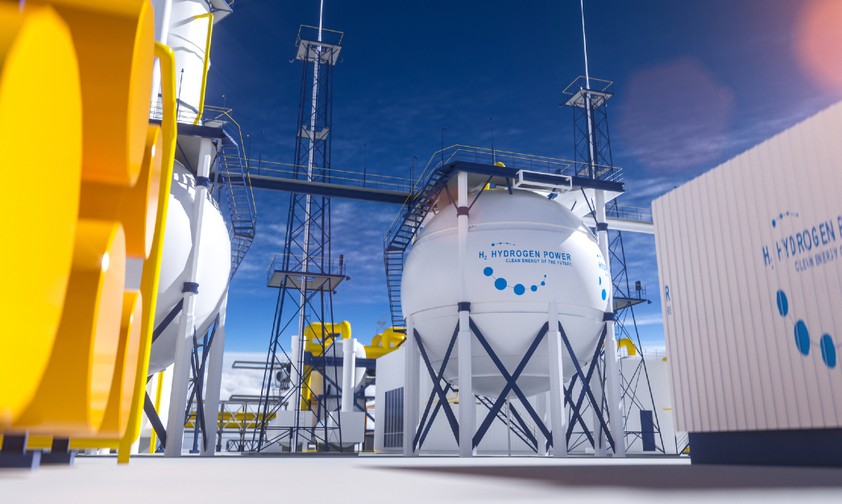 Wasserstoff-Anlage: Eine alternative Energie.