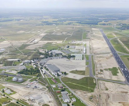 Baustelle des BER im Jahr 2007: Damals war das Projekt noch bekannt als BBI (Berlin Brandenburg International).