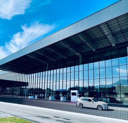 Das neue Terminal von Ljubljana: Höhere Kapazität und besserer Service.