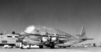 Pregnant Guppy im Jahr 1962: Die Form des Flugzeugs erinnert an einen schwangeren Guppy-Fisch - daher der Name. Der Transporter basierte auf einer Boeing 377 Stratocruiser. Nur ein Exemplar wurde gebaut und diente der Nasa zum Transport von Teilen des Apollo-Raumfahrtprogrammes. Allerdings entstanden weitere ...