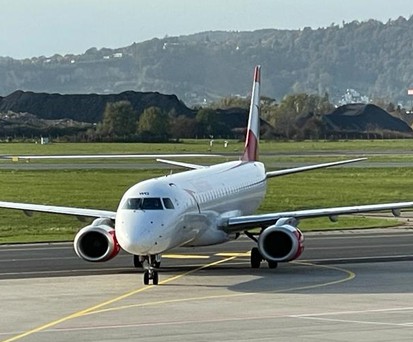 Flieger am Flughafen Graz: Das Geschäft zieht im Vergleich zu den beiden Vorjahren ...