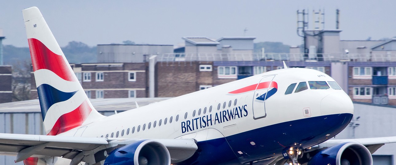 Der Airbus A318 von British Airways mit dem Kennzeichen G-EUNB. 2017 verkaufte die Fluglinie den Jet an ...