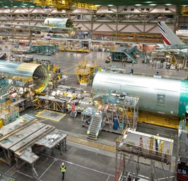 Boeing-Produktion: Der Tarifvertrag von 32.000 Mitarbeitenden läuft aus.