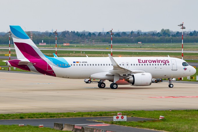 Die D-AENA in voller Pracht.