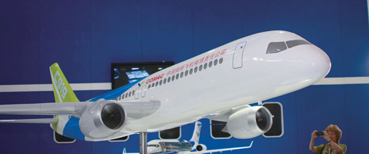 Modell der C919: Kommt bald der große Bruder C929?