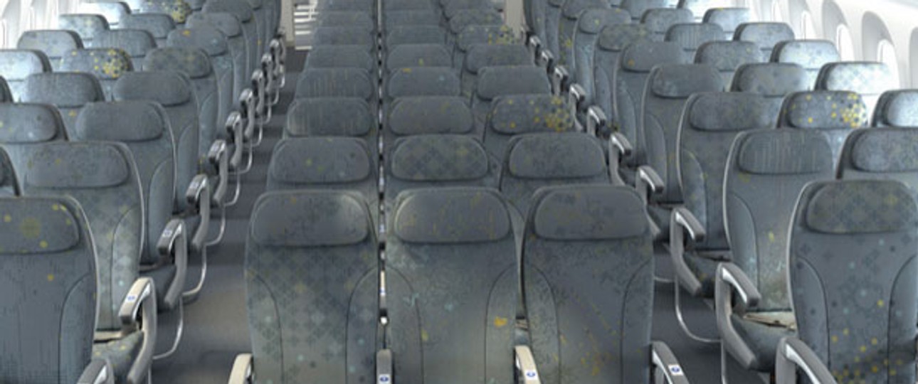 Der bayerische Stoffproduzent Rohi hat sich auf Wollstoffe höchster Qualität spezialisiert und fertigt Sitzbezüge für Lufthansa und Emirates. Abwechslungsreiche Muster könnten endlich die Uniformität und Langweile der derzeitigen Flugzeugsitze aufbrechen.