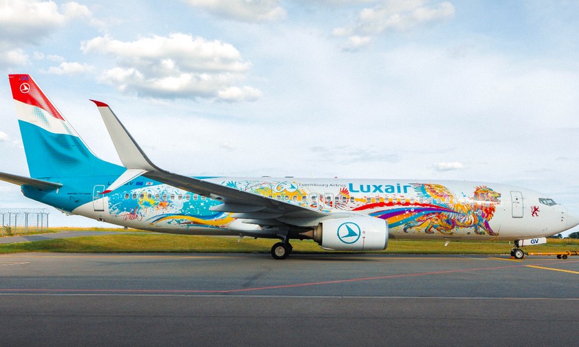 Die Boeing 737-800 mit dem Kennzeichen LX-LGV: Das Flugzeug ...