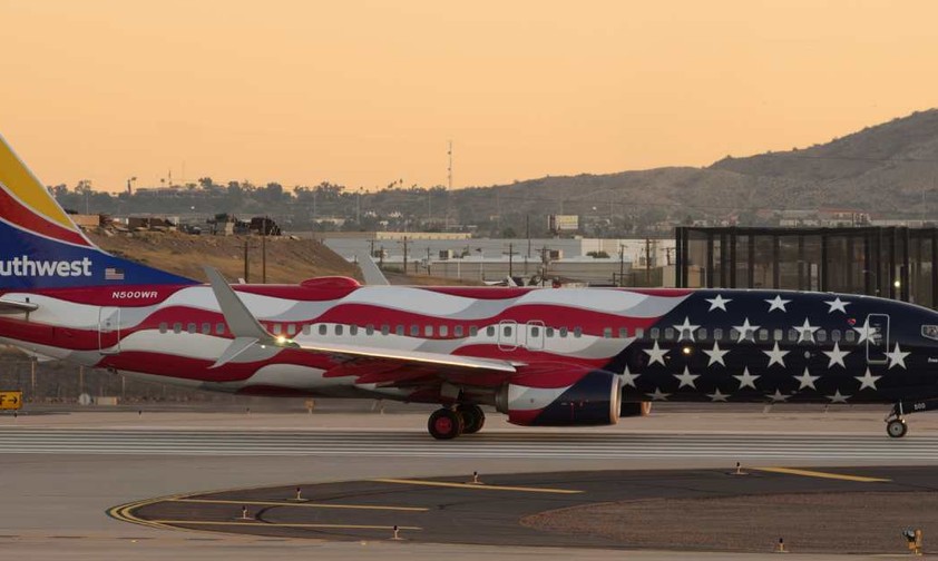 Eine Boeing 737 von Southwest: In San Francisco kamen sich Flugzeuge gefährlich nah.