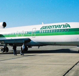 Boeing 727 in den Farben von Germania: Nach 41 Jahren war 2019 Schluss.