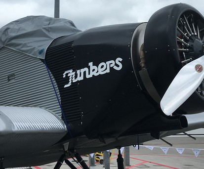 Das vielleicht erste Geschäftsreiseflugzeug der Welt, hier bei der Ebace 2019: Die Junkers F 13 feiert in diesem Jahr hundertsten Geburtstag.