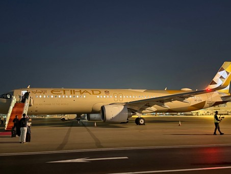 Airbus A321 LR von Etihad in Abu Dhabi: Die Flotte soll schnell wachsen.