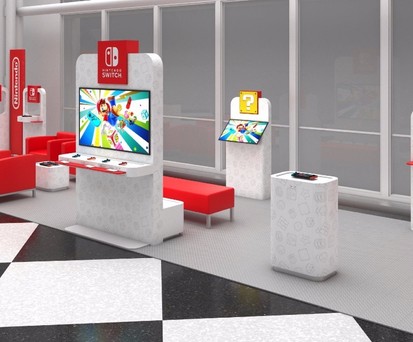 Nintendo Pop-up-Lounge: Ausruhen und vor allem zocken.