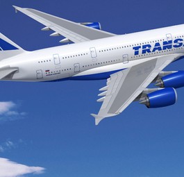 Airbus A380 von Transaero: Finanzierung gesichert.