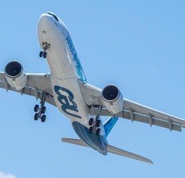 Jet von Airbus: Ein Flieger kam von einem Testflug nicht komplett zurück.
