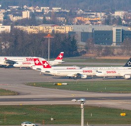 ... langsam knapp, die Flugzeuge...