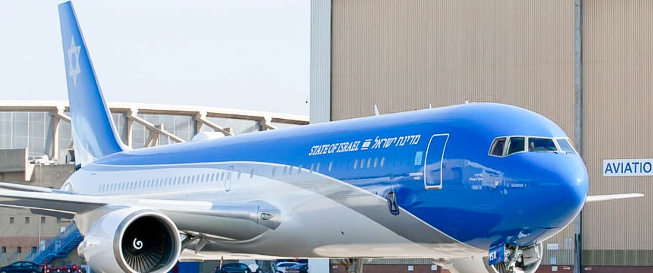 Die israelische Air Force One: Boeing 767, die früher bei Qantas flog.